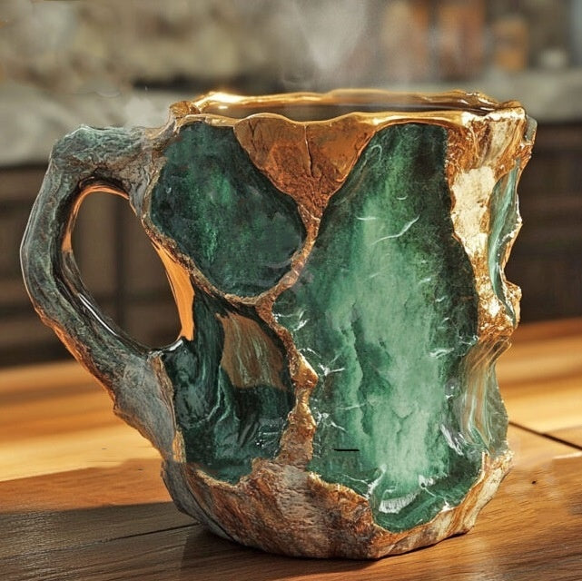 400ml Resin Mineral Crystal Coffee Mugs With Handles Elegant Fake Mineral Crystal Cup For Workplace Home Decor Christmas Gift Kitchen Gadgets 400ml Resin Mineral Crystal Coffee Mugs With Handles Elegant Fake Mineral Crystal Cup For Workplace Home Decor Christmas Gift Kitchen Gadgets